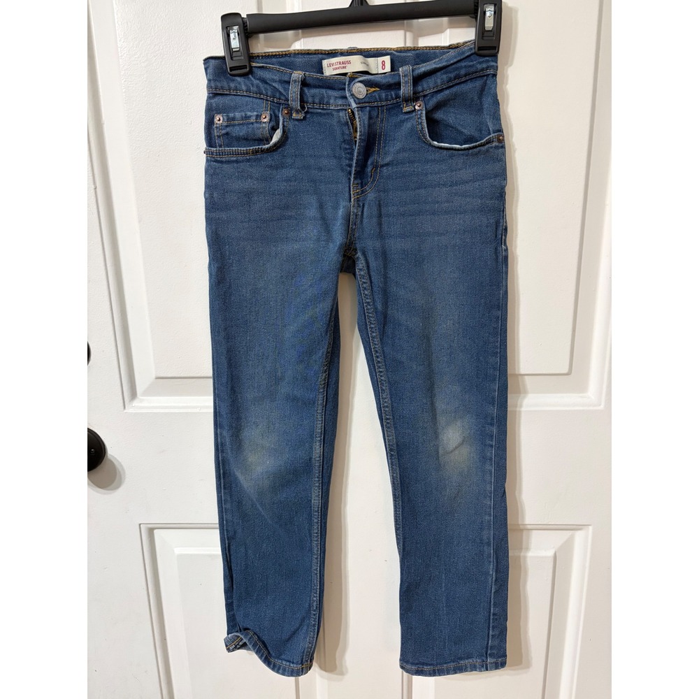 Levi Strauss Signature | Straight Leg Jeans | Kids Size 8 || Blue|